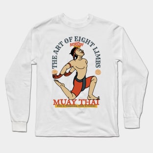 Vintage Muay Thai The Art of Eight Limbs Long Sleeve T-Shirt